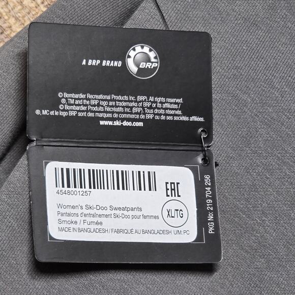 Ski Doo Womens Grey Smoke Sweatpants XL Extra Large 454800 Signature Soft NWT - Picture 14 of 16